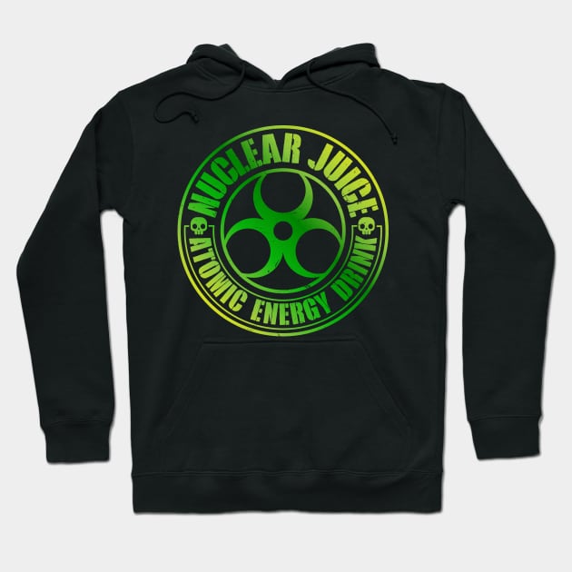 Nuclear Juice Atomic Energy Drink Hoodie by BRAVOMAXXX